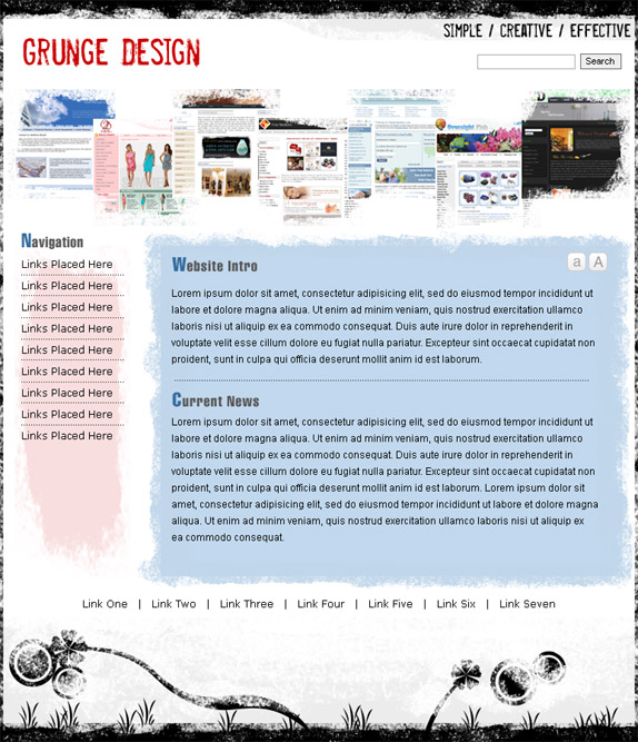 grungewebsite How to Design a Grunge Style Website