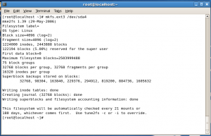 mkfsformat 300x193 Linux Formatting Partitions and Setting up Filesystems using mkfs